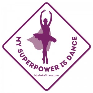 Sticker- my superpower is dance