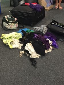 Mountain of hip scarves c/o Jacqui